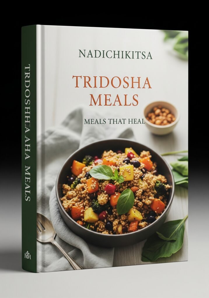 Tridosha meals book mockup